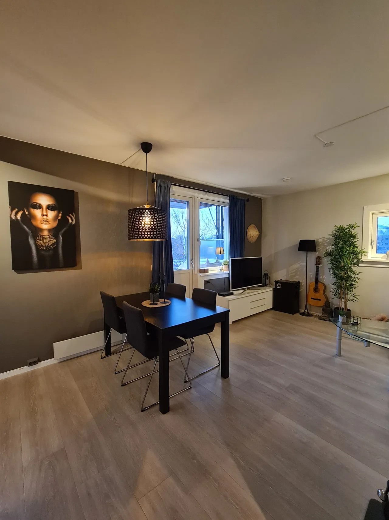 Stuen ble pusset opp i 2019